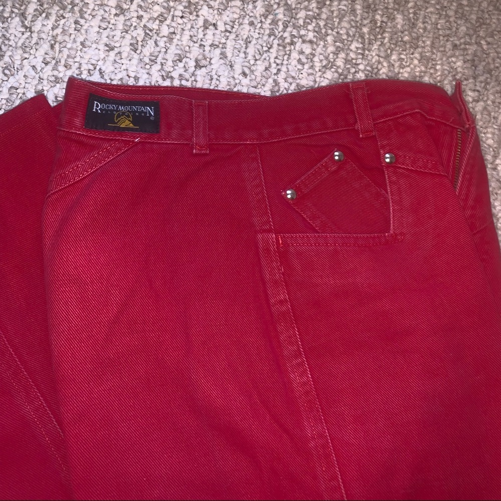 RED ROCKY MOUNTAIN JEANS